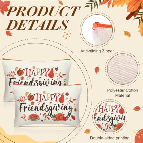 Friendsgiving Gift Set with Makeup Bags Socks Scrunchies - Variation 24