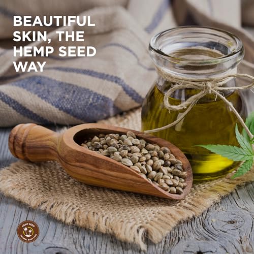 Hemp Seed Hand Wash, Eucalyptus & Tea Scent - 8 fl oz - Cleans & Moisturizes Skin - With Hemp Seed Oil, Aloe Vera & Orange Peel Oil - Vegan, Cruelty Free (Pack of 2)
