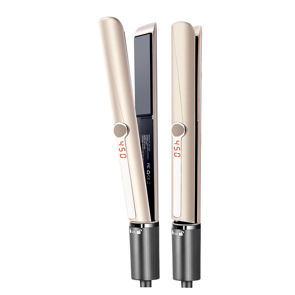 Hair Straightener Flat Iron, 2 in 1 Professional Hair Straightener and Curling Iron, 230℉-450℉ 1 Inch, Suitable for All Personal Professional Salon Hairstyles, Gift for Girls Women