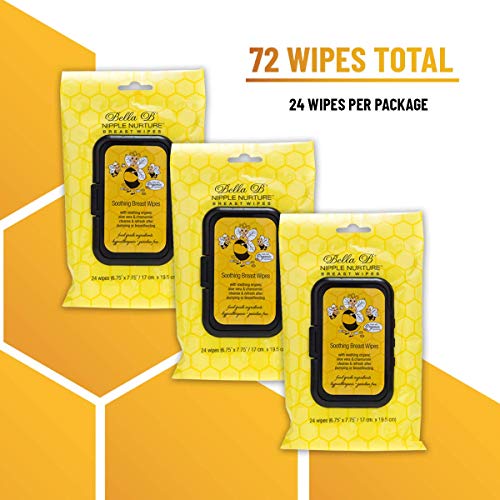 BELLA B Bundle: Nipple Nurture Butter 2oz and Nipple Nurture Breast Wipes 3-Pack, Gift For Mom, Pregnancy Gift (Bundle)
