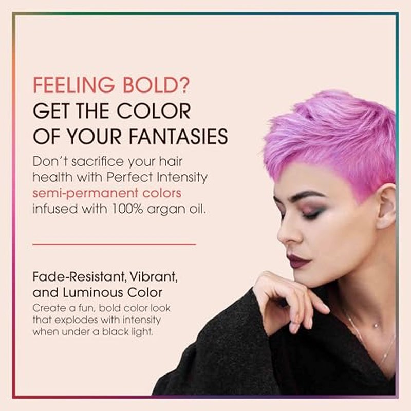 Argan Oil Perfect Intensity Semi-Permanent Color Cream - Pure Megenta by One n Only for Unisex - 3 oz Hair Color