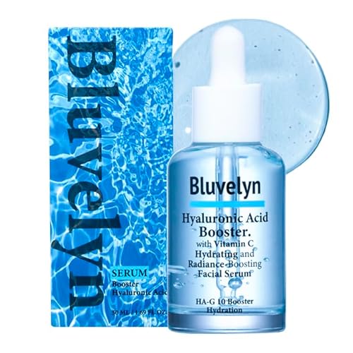 10-Layer Hyaluronic Acid Booster Serum ? 100,000ppm High Concentration with Vitamin C ? Deep Hydration & Brightening for All Skin Types, (50ml /1.69 fl.oz)