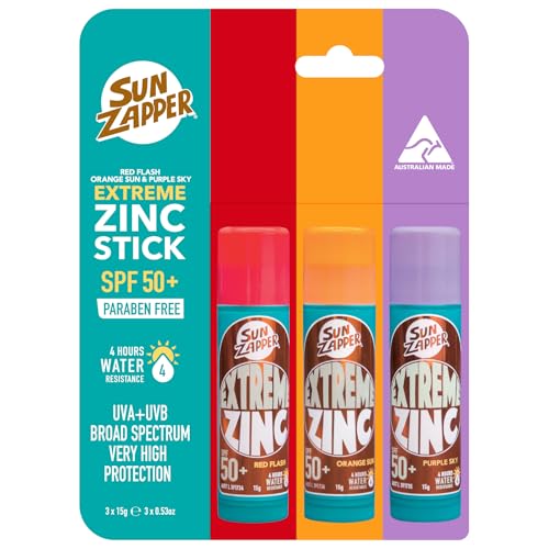 Extreme Zinc Stick SPF 50+ Water-Resistant Sunscreen 3-Pack - Surf & Outdoor