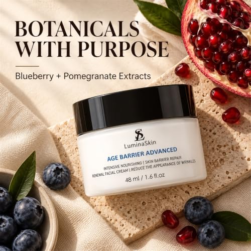 Age Barrier Advanced Wrinkle Fix & Interrupter Face Cream 1.6 Fl Oz - Anti-Aging Moisturizer with Carnosine & Peptides