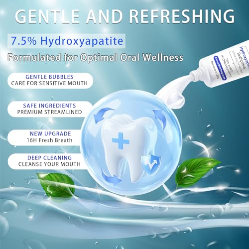 Nano Hydroxyapatite Toothpaste Fluoride-Free Enamel Repair Mild Mint 7.5oz - Variation 3
