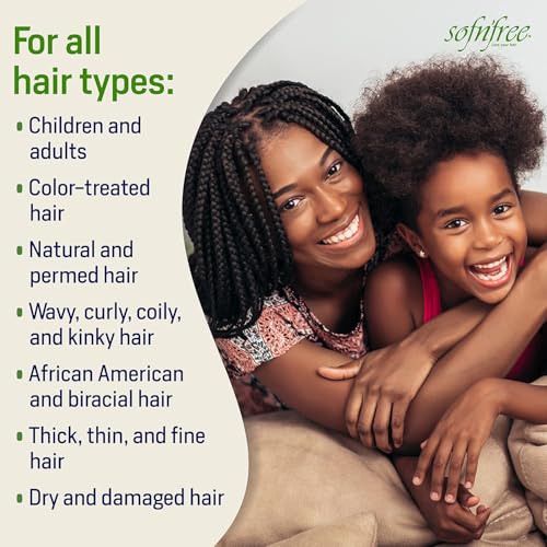 Sofn'Free Moisturizer & Curl Activator Lotion Pack of 2 - 25.36 fl oz for Natural & Curly Hair