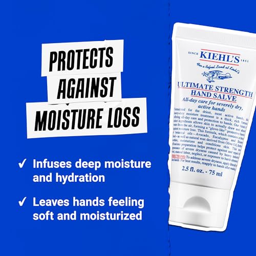 Kiehl's Ultimate Strength Hand Salve - Deeply Hydrating Hand Lotion 2.5 Fl Oz