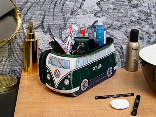 Small VW T1 Bus Camper Toiletry Bag - Compact Waterproof Cosmetic Case