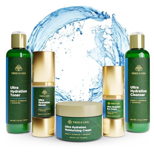 Tree of Life Ultra Hydration Skin Care Collection - 5 Piece Set - Ultimate Skin Care Set