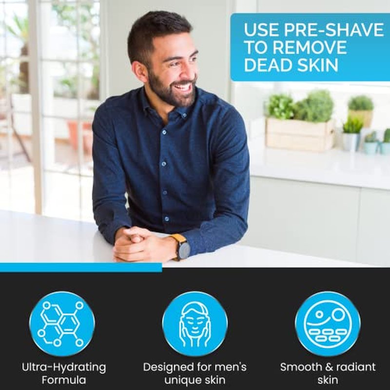 Face Scrub for Men by Blu42 ? Exfoliating Facial Cleanser with Natural Ingredients ? Deep Clean for Oily & Acne-Prone Skin ? 4 oz