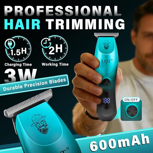 Multi-Color 4-in-1 Men's Hair Clippers Kit with Nose Trimmer & Electric Shaver, Wireless Rechargeable Grooming Set