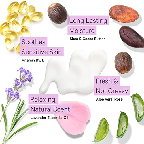 Tree to Tub Citrus Body Wash for Dry Skin Sensitive Skin & Shea Butter Hand Cream for Dry Cracked Hands - pH Balanced Moisturizing Body Wash & Moisturizing Sensitive Skin Hand Lotion for Women & Men