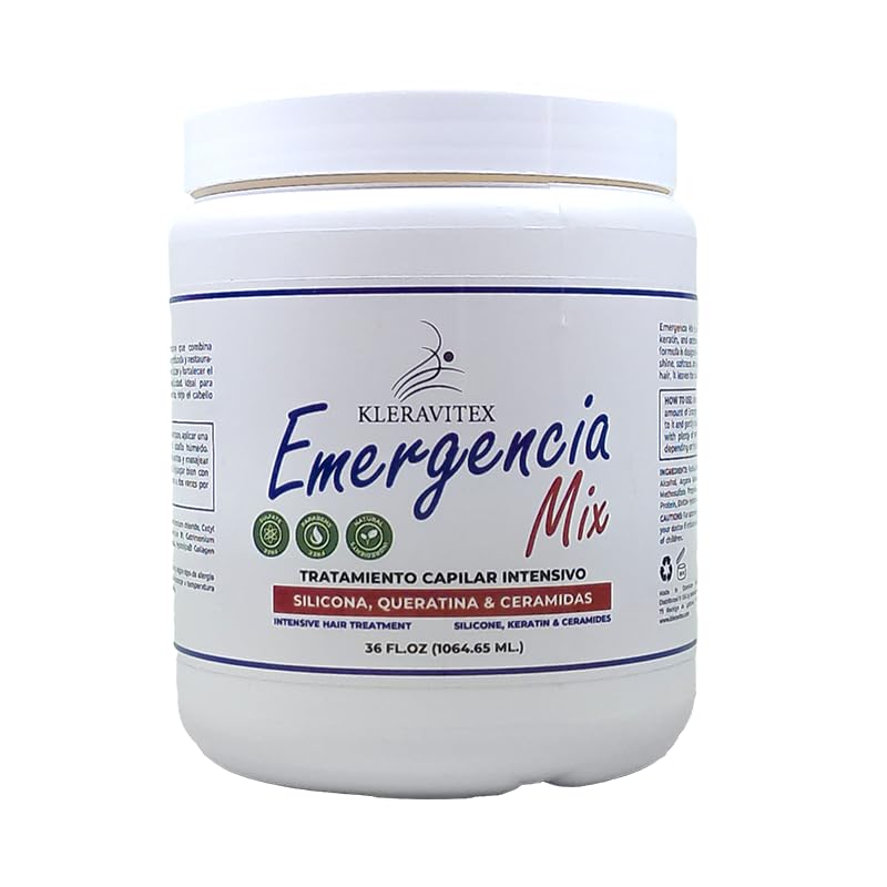 Kleravitex Emergencia Mix Intensive Hair Mask 36 OZ - Deep Repair & Shine - Variation of THIS listing