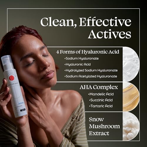 Gentle Facial Cleansing Gel with AHA & Hyaluronic Acid - 3.3 Fl Oz