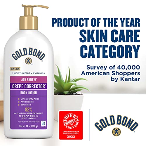 Gold Bond Age Renew Crepe Corrector Body Lotion & Hand Cream Set