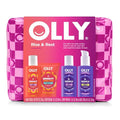 OLLY Rest & Rise Body Care Set ? Day & Night Regimen ? 2 Body Washes + Body Serum Lotion + Scrub ? With Vitamin D, Retinol, Botanicals & Vitamin C? Nourishing, Hydrating ? 4 count