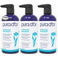 PURA D'OR Refreshing Organic Body Wash 16oz - Pack of 3, Aloe Vera & Organic Oils