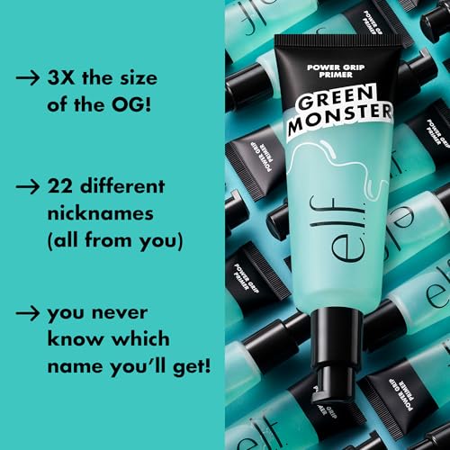 e.l.f. Power Grip Primer Jumbo 2.5 Fl Oz Hydrating & Face Smoothing Gel