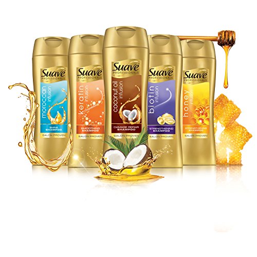 Suave Professionals Shine Shampoo, Moroccan Infusion, Moroccan Argan Oil, 12.6 Fl Oz