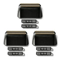 Replacement Shaver Foil Cutter for Wahl Vanish Shaver 8173-700 | 3 Packs