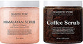 Himalayan Salt & Coffee Body Scrub Bundle for Brightening & Cellulite Reduction