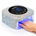Lavinda A-diamond Cordless UV LED Nail Lamp for Gel Nails, Sparkle Rhinestones