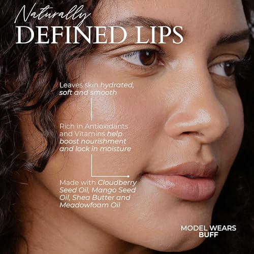 Vegan Lip Liner Pencil Trio - Muted Mauve, Buff & Root - Hydrating & Anti-Aging