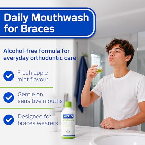 Vitis Ortho Mouthwash 500ml - Oral Hygiene & Fresh Breath