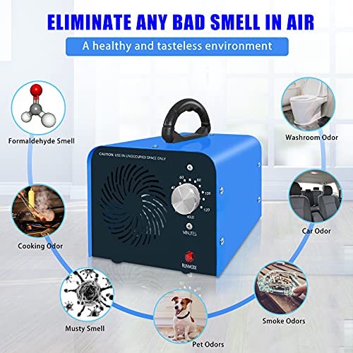 Ozone Generator 320,000mg/h Air Purifier Odor Remover for Home & Car