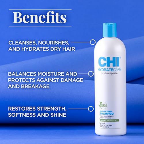 CHI HydrateCare Hydrating Shampoo 25 Fl Oz - Nourishing Moisture Balance