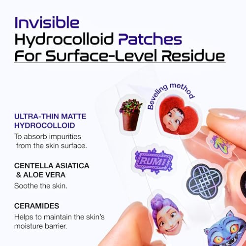 Anua Ultra-Thin Spot Cover Patch, Invisible Hydrocolloid Acne Patch for Face, Cute Pimple Patches, Centella Care for Sensitive Skin, KPop Demon Hunters, Korean Skincare, 55ea