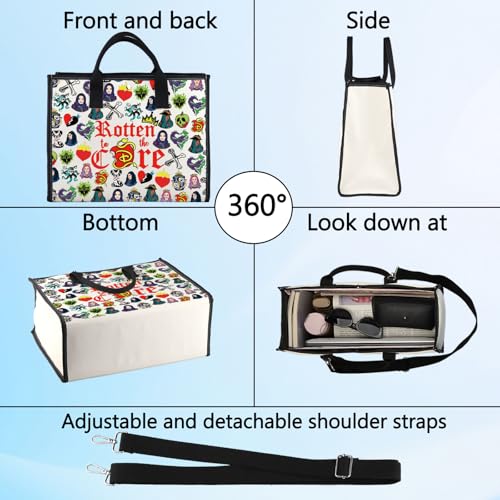 LEVLO Jay Cosmetic Make Up Bag Carlos Fans Gift Rotten to the Core Mal Makeup Zipper Pouch Bag Jay & Mal Movie Merch (Core LT)