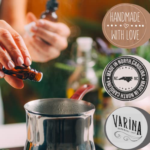 Varina Carnival Variety Bar Soap Pack - Gentle Natural Cleansing for Sensitive Skin, 4.5 Ounce, 5 Pack - Sweet Vanilla & Fruity Scents