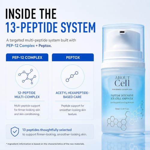 Peptide Face Serum with 13 Peptides, Firming & Cooling, 50ml