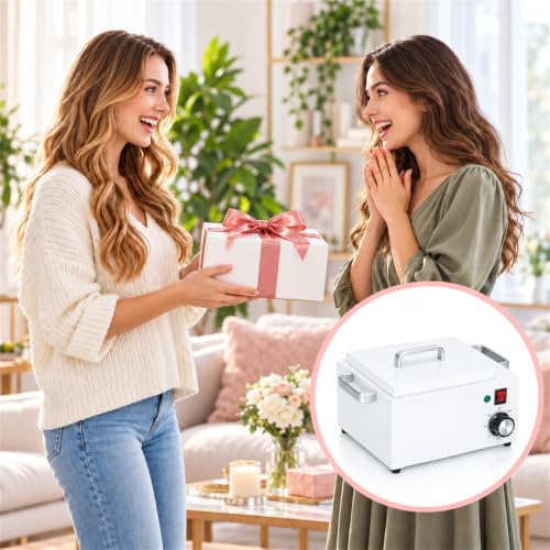 5.5Lbs Professional Wax Warmer for Hair Removal with 0-120°C Temperature Control - Large Salon & Home Wax Pot - Variation of 5.5 Pound