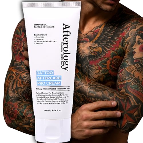 Unscented Tattoo Aftercare Lotion - Moisturizing Balm for Inked Skin - Variation 1