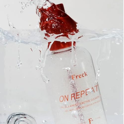 Freck Beauty ON REPEAT PH Balanced Cactus Cleansing Gel ? Gentle Makeup Remover, Antioxidant-Rich Botanical Extract Blend, Allantoin & Cactus Flower, Alcohol-Free, Fragrance-Free, Vegan | 177ml