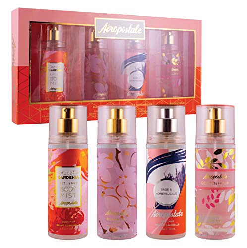 Aeropostale Women's Body Mist Collection - Set of 4 x 3.4 fl oz