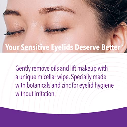 iVIZIA Eyelid Cleansing Bundle with 20 Sterile Single-Use Preservative-Free Wipes and 3.3Fl Oz BAK-Free Micellar Eyelid Cleanser