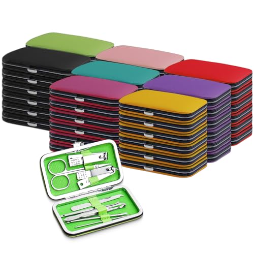 Manicure Kit Bulk 24 Sets - 8 in 1 Nail Clippers & Grooming Tools