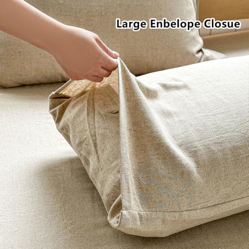 French Flax Linen Duvet Cover Set King Natural Linen - Eco-Friendly & Breathable