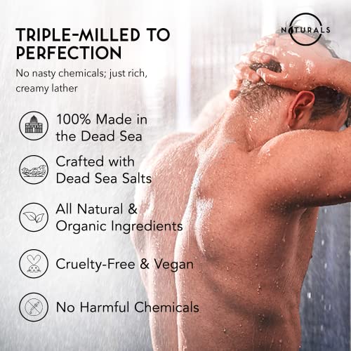 Natural Soap Bar Set - 10 Pack Gift for Women & Men, Exfoliating & Vegan