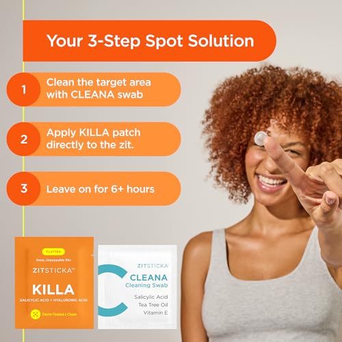 ZitSticka KILLA Microdart Pimple Patch Kit - 20 Count, Fast-Acting Acne Treatment