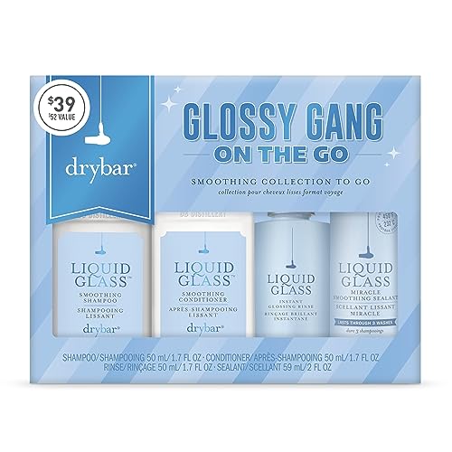Drybar Glossy Hair Care Kit - On-the-Go Travel Set for Shine