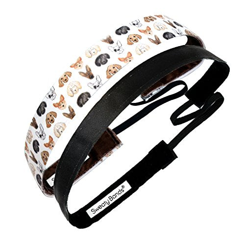 No Slip Headband 2 Pack for Dogs & Active Wear - Black & Wicked