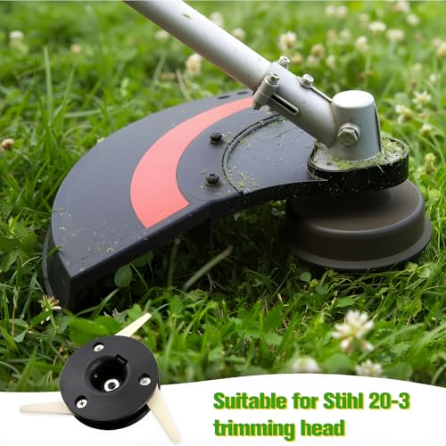 Weewooday 48 Pieces Trimmer Head Blades Replacement Blades Nylon Trimmer Blade Compatible with Stihl Polycut 20-3 Replaces