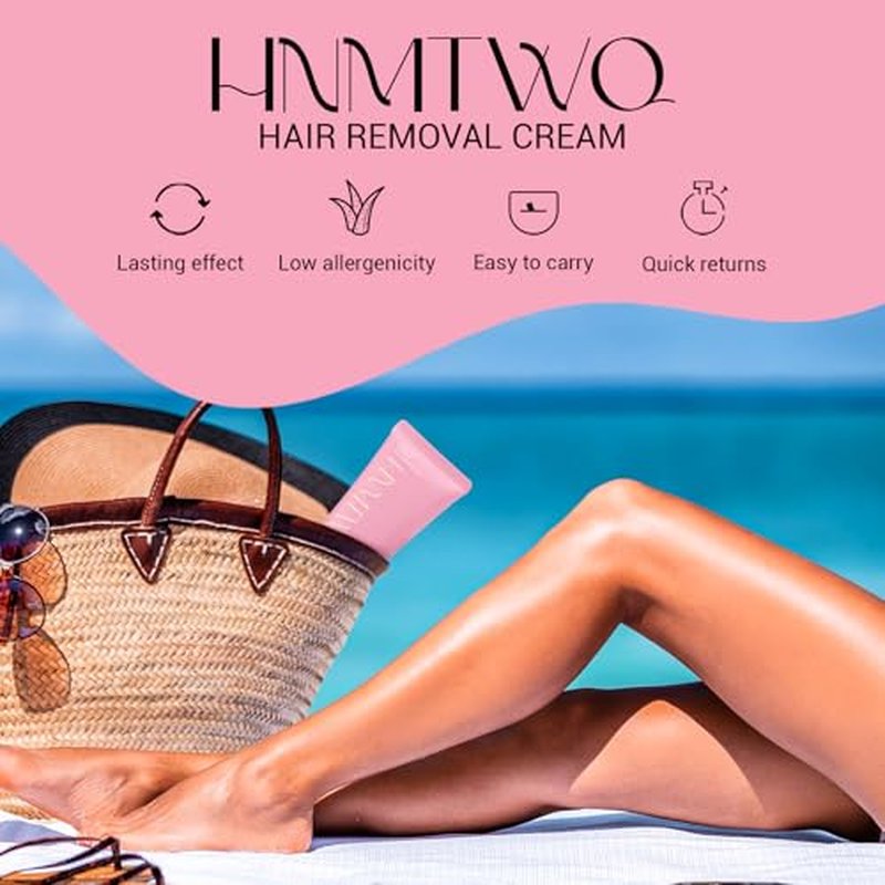 Hair Removal Cream for Legs, Arms & Underarms ? Painless Depilatory Cream with Floral Vanilla Scent, Gentle Formula for Women & Men, Smooth Skin at Home in 8 Minutes
