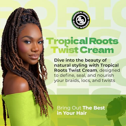 Bronner Brothers Tropical Roots Twist, CREAM 6.0 Fl Oz