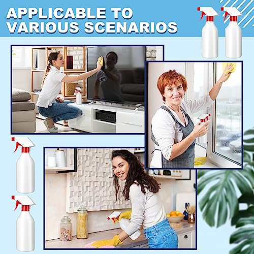 Tanlade 30 Pack 16 oz Red Spray Bottles for Cleaning & Gardening