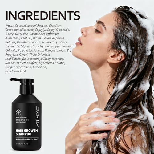 Biotin Rosemary Shampoo for Hair Growth & Strengthening - 300ml